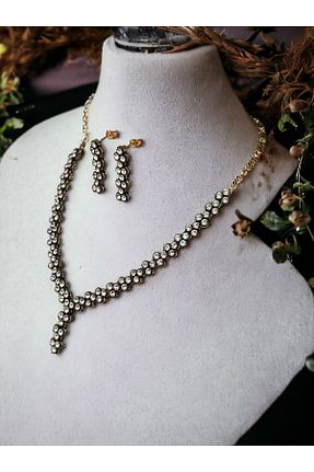 ست جواهر سفید زنانه 2 تایی FAYRA ACCESSORIES - کد 892435431