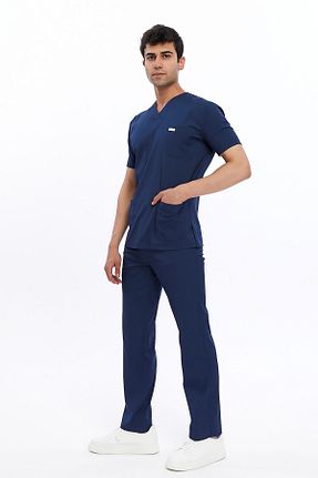 ست بالاتنه و پائین تنه سرمه ای زنانه بافتنی Yulauniform - کد 893331900