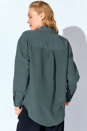 پیراهن خاکی زنانه اورسایز MissKybele - کد 892031761