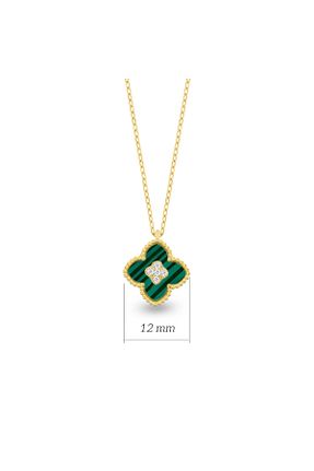 گردنبند نقره زرد زنانه 925 عیار Shiny Spectra - کد 892035437