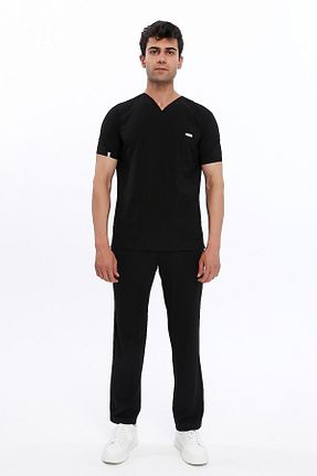 ست بالاتنه و پائین تنه مشکی زنانه بافتنی Yulauniform - کد 893331359