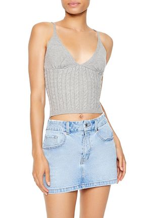 بلوز طوسی زنانه ساده Forever 21 - کد 892508458