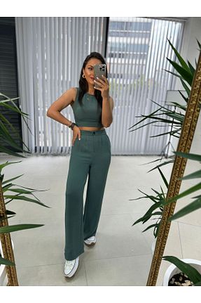 ست بالاتنه و پائین تنه سبز زنانه caddstore - کد 892066102