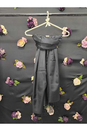 شال مشکی زنانه پنبه ای Mısırlı - کد 892045817
