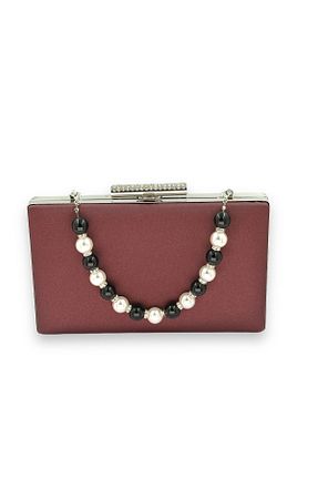 کیف مجلسی زرشکی زنانه فلزی Genel Markalar - کد 892046888