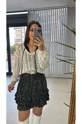 پلیور بژ زنانه Ajurlu caddstore - کد 892065996