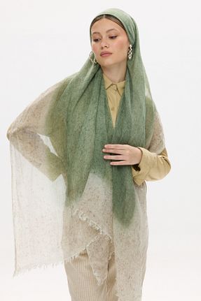 شال بژ زنانه مخلوط کتان FENZA SCARF - کد 892043936