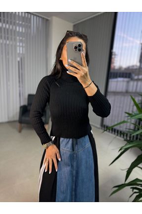 پلیور مشکی زنانه ساده caddstore - کد 892066341