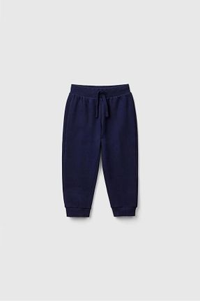 شلوار کرمگن سرمه ای بچه گانه پاچه کش دار United Colors of Benetton - کد 870535700