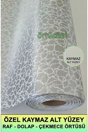 رومیزی طوسی نایلون Örtücüm - کد 878404868