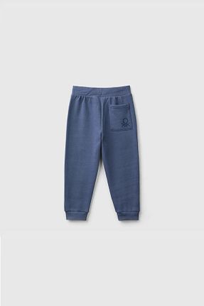 شلوار کرمگن آبی بچه گانه پاچه کش دار United Colors of Benetton - کد 870535370