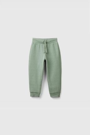 شلوار کرمگن خاکی بچه گانه پاچه تنگ United Colors of Benetton - کد 870016378