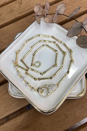 گردنبند استیل ( فولاد ) رنگی استیل (فولاد) My Joyas Design - کد 892131912