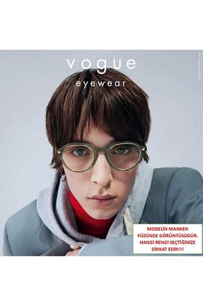 عینک محافظ نور آبی سفید زنانه 48 Vogue - کد 891532258