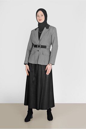 کت حجاب مشکی زنانه رگولار Alvina - کد 804331385