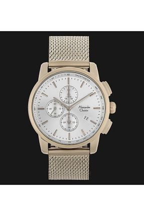 ساعت مچی طلائی مردانه 43 میلی متر Alexandre Christie - کد 892204117