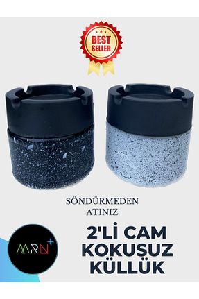 زیر سیگاری مشکی شیشه Mirvano - کد 726583409