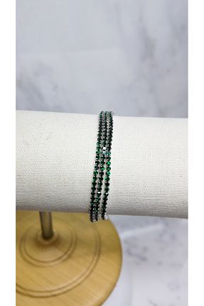 دستبند استیل (فولاد) سبز زنانه استیل (فولاد) SOFT - کد 892260702