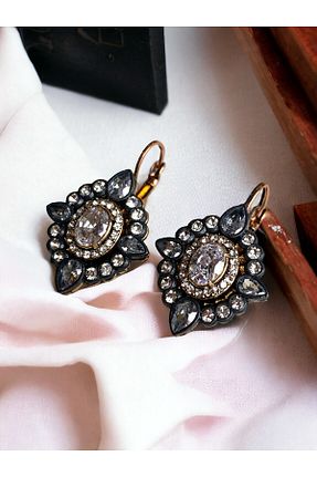 گوشواره جواهر سفید زیرکن FAYRA ACCESSORIES - کد 892260797