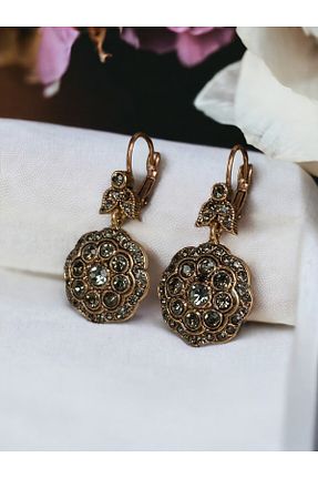 گوشواره جواهر طوسی زیرکن FAYRA ACCESSORIES - کد 892262930