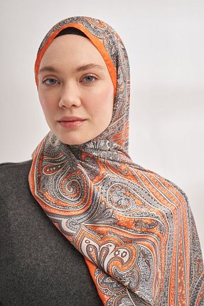 شال نارنجی زنانه پلی استر ARMANDA - کد 892269551