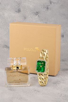 ست ساعت مچی رنگی زنانه فلزی polo air - کد 893544670