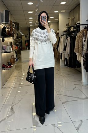 تونیک نباتی زنانه تریکو Vosse - کد 893549605