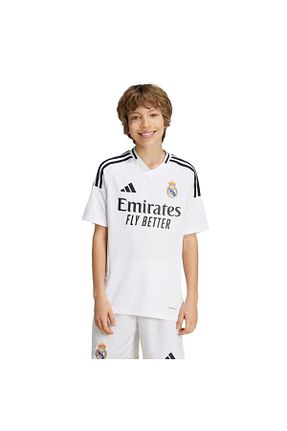 لباس فرم ورزشی سفید بچه گانه فوتبال adidas - کد 894190667