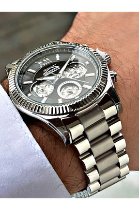 ساعت مچی طوسی مردانه 41-45 میلی متر Slazenger - کد 892369304