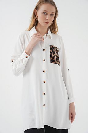 تونیک سفید زنانه ویسکون Bigdart - کد 892363718