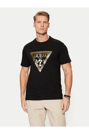 تیشرت مشکی مردانه رگولار Guess - کد 891039676