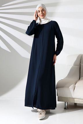 کلاه و ابایا سرمه ای زنانه پنبه پلی استر ihvanonline - کد 665609903