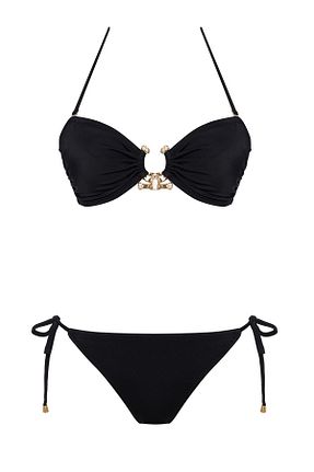 ست بیکینی مشکی زنانه لیکرا SAILOR moda - کد 805845828