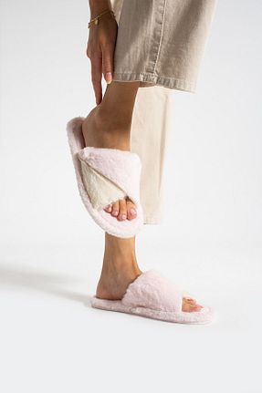 دمپائی خانگی صورتی زنانه پارچه ای Moda Devrin - کد 849416629