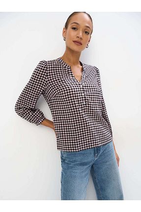 پیراهن قهوه ای زنانه رگولار SELAZRA - کد 892135974