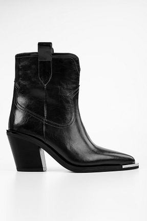 بوت / نیم بوت مشکی زنانه جیر Shoeberry - کد 892346623