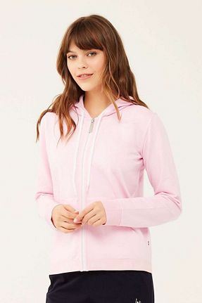 سوئیشرت صورتی زنانه ساده U.S. Polo Assn. - کد 207936047
