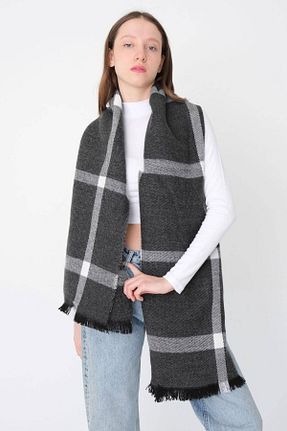 شال طوسی زنانه اکریلیک Addax - کد 751768653