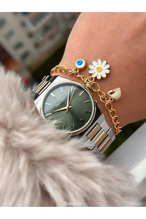 ساعت مچی سبز زنانه 34 میلی متر Ferrucci - کد 892346917