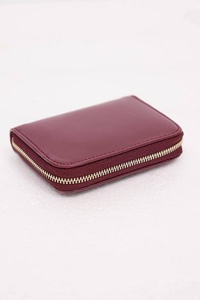کیف پول زرشکی زنانه سایز متوسط Addax - کد 827957119