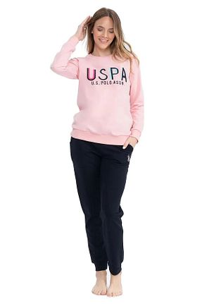 ست گرمکن صورتی زنانه پنبه ای U.S. Polo Assn. - کد 852256424