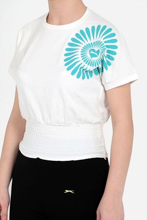 تیشرت نباتی بچه گانه رگولار Slazenger - کد 303639568