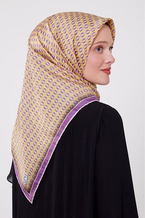 روسری بنفش پلی استر Levidor - کد 860767001