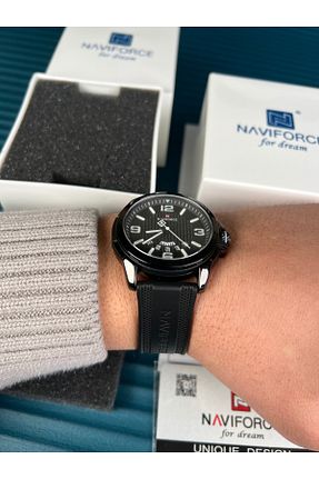 ساعت مچی مشکی مردانه 41-45 میلی متر Naviforce - کد 892354797