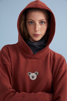 سوئیشرت نارنجی زنانه لیسانس دار	 WWF Market - کد 168727385