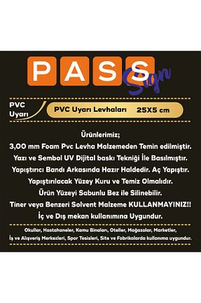 تابلوی ایمنی کار Pass Pano - کد 892357479