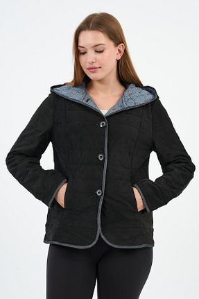 کاپشن مشکی زنانه رگولار ALEXANDERGARDI - کد 892454919