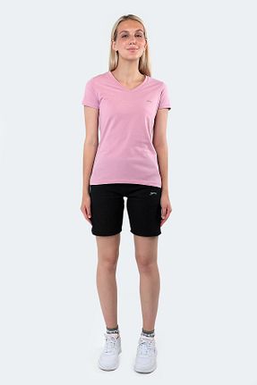 تیشرت صورتی زنانه رگولار Slazenger - کد 331493746