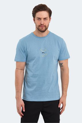 تیشرت آبی مردانه رگولار Slazenger - کد 741691301