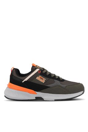 کفش اسنیکر خاکی مردانه بند دار Slazenger - کد 774390211